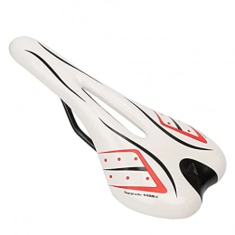 HQBicyCleseat Spares HQBicyCleseat Gel Bike Seat Bicycle Saddle - Comfort Cycle Saddle Wide Cushion Pad Waterproof for Women Men - Fits MTB Mountain Bike / Road Bike / Spinning Exercise Bikes (Color : White)