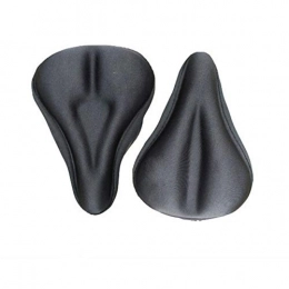 HUBINGRONG Mountain Bike Seat HUBINGRONG 3D Thick Seat Cover Silicone Riding Seat Cushion Mountain Bike Silicone Seat Cushion Mountain Bike Accessories Super Soft Seat Cushion (Color : Black)