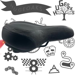 HUGEOAKS Spares Hugeoaks Comfortable bicycle saddle, bicycle saddle with double shock absorbing ball, bicycle saddle suitable for mountain bike, road bike and stationary exercise bike