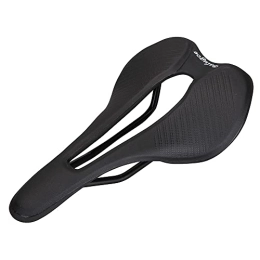 HYG Dexian Bike Saddle MTB Comfortable Soft Thermal Dissipation Breathable for Mountain Bike Road Bike Accessories Universal (Black)
