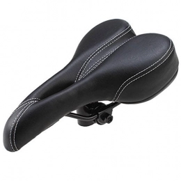 HZJ Spares HZJ Gel Bike Seat Cover- Extra Soft Gel Bicycle Seat Saddle Cushion With Water&Dust Resistant Cover (Black) 275*130Mm