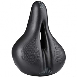InChengGouFouX Spares inChengGouFouX Comfortable Experience Cycling Soft Cushion Mountain Bike Saddle Cushion Hollow Breathable Cushion Durable Bicycle Seat (Color : Black, Size : 20x26cm)