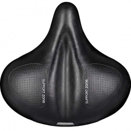 InChengGouFouX Mountain Bike Seat inChengGouFouX Mountain Bike Saddles Comfortable Bike Seat for Outdoor Bikes Padded Bike Bicycle Seat (Color : Black, Size : One size)