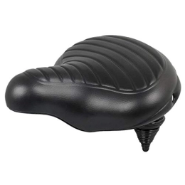 INFINETE Spares INFINETE Bicycle Saddle Heavy Duty Mountain Bike Silicone Foam Cushion Shock Absorption, Black