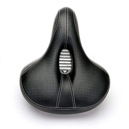 JHZM Mountain Bike Seat JHZM Ultra Wide Bicycle Seat Cushion Comfortable Bicycle Saddle Waterproof Bicycle Riding Saddle Mountain Bike Cushion Sponge Soft Car Seat Cushion
