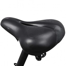 Jianghuayunchuanri Mountain Bike Seat Jianghuayunchuanri Comfortable Bike Seat Mountain Bike Saddle Cushion Cycling Soft Hollow Breathable Cushion for Exercise and Outdoor Bikes (Color : Black, Size : 26x20cm)