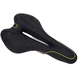 Jianghuayunchuanri Spares Jianghuayunchuanri Comfortable Bike Seat Mountain Bike Seat Silicone Seat Mountain Bike Saddle Riding Equipment Bicycle Saddle for Exercise and Outdoor Bikes (Color : Green, Size : 27x16cm)