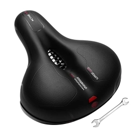 JielinKar Comfortable Bike Seat Cushion -Bicycle Seat for Men Women Bicycle Saddle Fit for Stationary Exercise Indoor Mountain Road Bikes( Red)