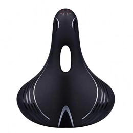 JIGAN Mountain Bike Seat JIGAN Extra Wide and Padded Bicycle Saddle for Men and Women Comfort - Universal Bike Seat Replacement