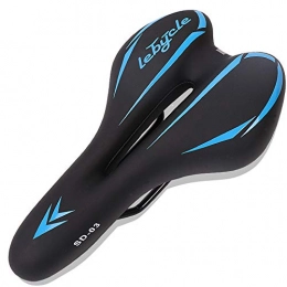 jinda Spares jinda Bicycle Seat Mountain Bike Seat Road Bike Seat Cushion Seat Saddle Comfortable Universal Accessories 280 * 160mm Black+blue