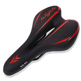 jinda Spares jinda Bicycle Seat Mountain Bike Seat Road Bike Seat Cushion Seat Saddle Comfortable Universal Accessories 280 * 160mm Black+red