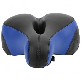 Jinyi Mountain Bike Seat Jinyi Mountain Bike Saddle, Enlarged Wear Resistant Durable Thickened Hollow Breathable Bike for Riding(dark blue)