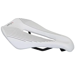 KBBKIC Mountain Bike Seat KBBKIC Bike Seat Professional Ergonomic Design Mountain Bike Saddle, Comfortable And Breathable, Suitable For Outdoor Cycling (Color : White)