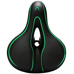 KCCCC Spares KCCCC Bike Saddle Mountain Bike Waterproof Bicycle Seat Riding Equipment Cushion for All Seasons for Road Bike (Color : Green, Size : 24X10x18cm)
