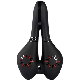 KCCCC Mountain Bike Seat KCCCC Bike Saddle Waterproof Mountain Bike Seat Bicycle Seat Saddle Saddle Riding Equipment Accessories for Road Bike (Color : Red, Size : 18x28cm)