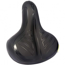 KDOAE Mountain Bike Seat KDOAE Comfortable Road Mountain Bicycle Saddle Soft Breathable Bicycle Saddle Black Bicycle Saddle Riding Accessories for All Seasons Most Bikes (Color : Black, Size : 24x13x20cm)