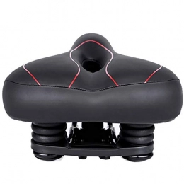 KDOAE Mountain Bike Seat KDOAE Comfortable Road Mountain Bicycle Saddle Universal Bicycle Seat Saddle Bike Hollowed Out Bicycle Seat Cushion Equipment Most Bikes (Color : Red, Size : 20x26cm)