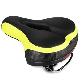 KELITE Mountain Bike Seat KELITE Mountain Bike Saddle Shockproof Spring Soft Memory Foam Breathable for Mountain Bike Exercise Bike Road Bikes (Color : Green)