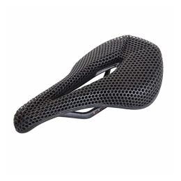 KEMIE Spares KEMIE Luoqun Store Carbon Fiber 3D Printed Bike Saddle 143mm UltraLight And Breathable Mountain Bicycle Cushion Soft Seat Compatible With Road Bike MTB Parts (Color : 3D-2)
