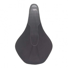 KSFBHC Mountain Bike Seat KSFBHC Mountain Bike Saddle Bicycle Cycling Skidproof Saddle Seat Silica Gel Seat Black Road Bike Bicycle Saddle Bike Accessories (Color : Black)