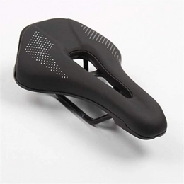 KSFBHC Mountain Bike Seat KSFBHC Mountain Bike Stainless Steel Road Bike Cushion Seat Wide Hollow Saddle For Stealth Bicycle Saddle (Color : Black)