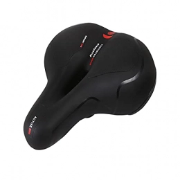LAKYT Mountain Bike Seat LAKYT Bike Saddle Breathable Bike Saddle Big Butt Cushion Leather Surface Seat Mountain Bicycle Shock Absorbing Hollow Cushion Bicycle Accessories Bike Seat (Color : Cushion Ball Red)