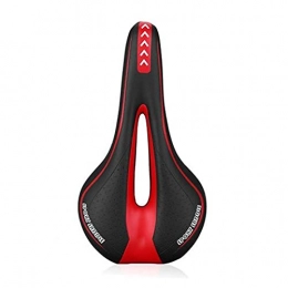 LAKYT Mountain Bike Seat LAKYT Bike Saddle MTB Mountain Bike Cycling Thickened Extra Comfort Ultra Soft Silicone 3D Gel Pad Cushion Cover Bicycle Saddle Seat Bike Seat (Color : Black Red)