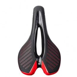 LDDLDG Spares LDDLDG Bike Saddles, Comfortable Mountain Bicycle Road Bike Gel Saddle Seat Cushion Replacement for Outdoor Cycling (Color : Red)