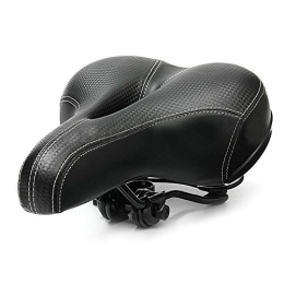 LEELLY Spares LEELLY Bicycle SaddleBicycle Seat, Bicycle Back Seat MTB PU Leather Soft Cushion Rear Rack Seat Bicycle Saddle Wide Bike Seat Cushion Mountain Road Cycling Accessories