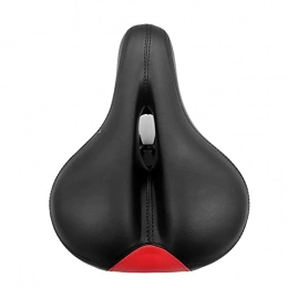 Leonnn Mountain Bike Seat Leonnn Bike Saddle, Bicycle Bike Seat with Shockproof Spring And Punching Foam System, Cycling Saddle Cushion Pad for Road Bikes / Mountain Bike, Red, One_Size_Fits_All