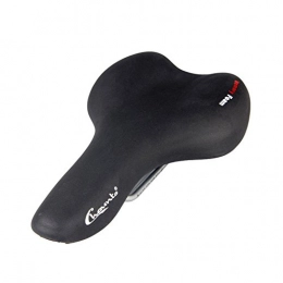 LETTON Mountain Bike Seat Letton New Thicken Bike Seat Wide Soft Replacement Bike Saddle Cushion Comfortable Gel Seat Saddle Padded for Women and Men (Black)
