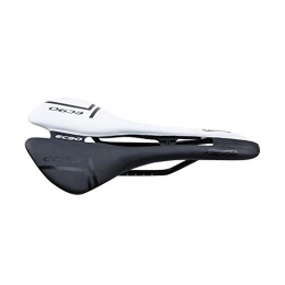 LHSJYG Mountain Bike Seat LHSJYG mountain bike saddle, bike saddle Bicycle Bike Saddle Road Bicycle Saddle Mountain Comfortable Lightweight Soft Cycling Seat MTB Bike Saddle (Color : Black and White)