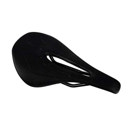 LHSJYG Mountain Bike Seat LHSJYG mountain bike saddle, bike saddle Bicycle Saddle Silicone Cushion PU Leather Surface Gel Comfortable Bicycle Seat Shockproof Bicycle Saddle (Color : Black)