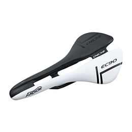 LHSJYG Mountain Bike Seat LHSJYG mountain bike saddle, bike saddle Bicycle Seat Saddle Mountain Road Bike Seat Cushion Pad Comfortable Soft Racing Cycling Seat Cover Bike Accessories (Color : Black White)