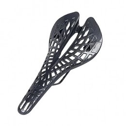 LHSJYG Mountain Bike Seat LHSJYG Mountain Bike Saddles, Bike Seat Mountain Bike Saddle Pattern Lightweight Seat Cycling Equipment Mountain Bike Hollow Flying Breathable Carbon Men