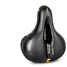 LIANYG Mountain Bike Seat LIANYG Bicycle Seat Bicycle Big Bum Saddle Seat Mountain Road MTB Bike Bicycle Thick Soft Comfortable Breathable Hollow Out 114 (Color : Yellow)