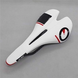 LIANYG Spares LIANYG Bicycle Seat Bicycle Saddle Road Bike Seat Men Cycling Cushion Mountain Bike Carbon Track Hollow Design MTB Saddle 114 (Color : WHITE, Size : One size)