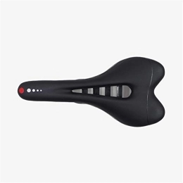 LIANYG Spares LIANYG Bicycle Seat Bicycle Saddle Road Mountain Bike Saddle Leather Cycling Seat For Men Cushion Bicycle Parts 114 (Color : Black)