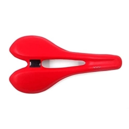 LIANYG Mountain Bike Seat LIANYG Bicycle Seat Lightweight Comfort Carbon Saddle Road Bike Seat Mountain Bike Saddle Wide Men Cycle Bicycle Saddle Accessories 114 (Color : Red)
