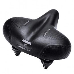 LIDIWEE Spares LIDIWEE Oversized Bike Seat, Extra Wide Bike Saddle, Most Comfort & Soft Foam Padded Bike Seat Cushion, Universal Fit for Cruiser, Stationary, Spinning, BTM Bike & Outdoor Cycling