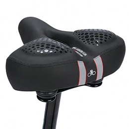 LJP Mountain Bike Seat LJP Widen Bike Seat, Comfortable Bike Saddle With High Rebound Memory Foam - Replacement Bicycle Seat, Waterproof And Ventilated For Men Women