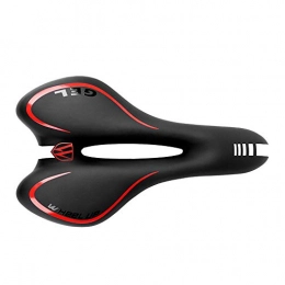 LLFFDC Mountain Bike Seat LLFFDC Comfortable Gel Bike Seat Soft, Breathable, Fit for Road Bike and Mountain Bike, Red