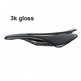 L-R-G Mountain Bike Seat LRG Carbon saddle road bicycle saddle Full Carbon Fiber 3K Wave Light Weight MTB Front Seat Mat For Mountain Bike. (Glossy NO.3)