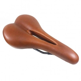 LULIJP Spares LULIJP Bike Accessories Retro Bicycle Saddle Hollow Cycling Saddle PU Leather Vintage Seat Custion Road Bike MTB Saddle Classic Brown (Color : Brown, Size : 1)