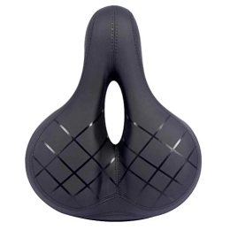 LXDDP Spares LXDDP Bicycle Seat, Bicycle Back Seat MTB PU Leather Soft Cushion Rear Rack Seat Hollow-out Mountain Bike Saddle Thicken Bicycle Seat Cushion Practical