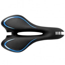 MAATCHH Mountain Bike Seat MAATCHH Bike Saddle Bike Saddle Hollow Saddle Mountain Bike Road Bike Seat Cushion Riding Equipment Fit Most Bikes (Color : Blue, Size : 27.5x15.5cm)