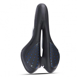 MAATCHH Mountain Bike Seat MAATCHH Bike Saddle Design of the Central Relief Area of the Seat Saddle and Bicycle Cushion for Road Bikes and Mountain Bikes for MTB Mountain Bike, Road Bike (Color : Blue, Size : 28X17CM)