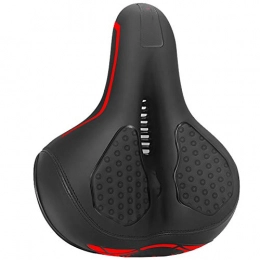 MAATCHH Mountain Bike Seat MAATCHH Bike Saddle Mountain Bike Seat Cushion Soft Riding Seat Bicycle Saddle Riding Equipment Fit Most Bikes (Color : Black, Size : 25x20x10cm)