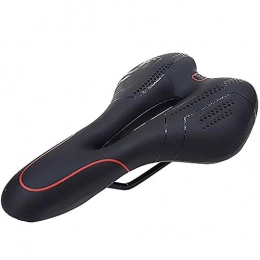 MAATCHH Mountain Bike Seat MAATCHH Bike Saddle Mountain Bike Seat Silicone Seat Mountain Bike Saddle Riding Equipment Breathable Bicycle Saddle Fit Most Bikes (Color : Red, Size : 27x16cm)