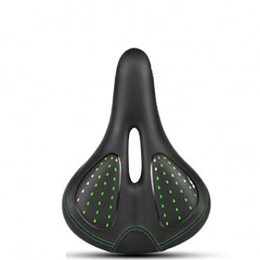 MAATCHH Mountain Bike Seat MAATCHH Bike Saddle Super Soft Saddle for Outdoor Mountain Bike Bicycle Saddle Cushion for MTB Mountain Bike, Road Bike (Color : Green, Size : 26X19CM)